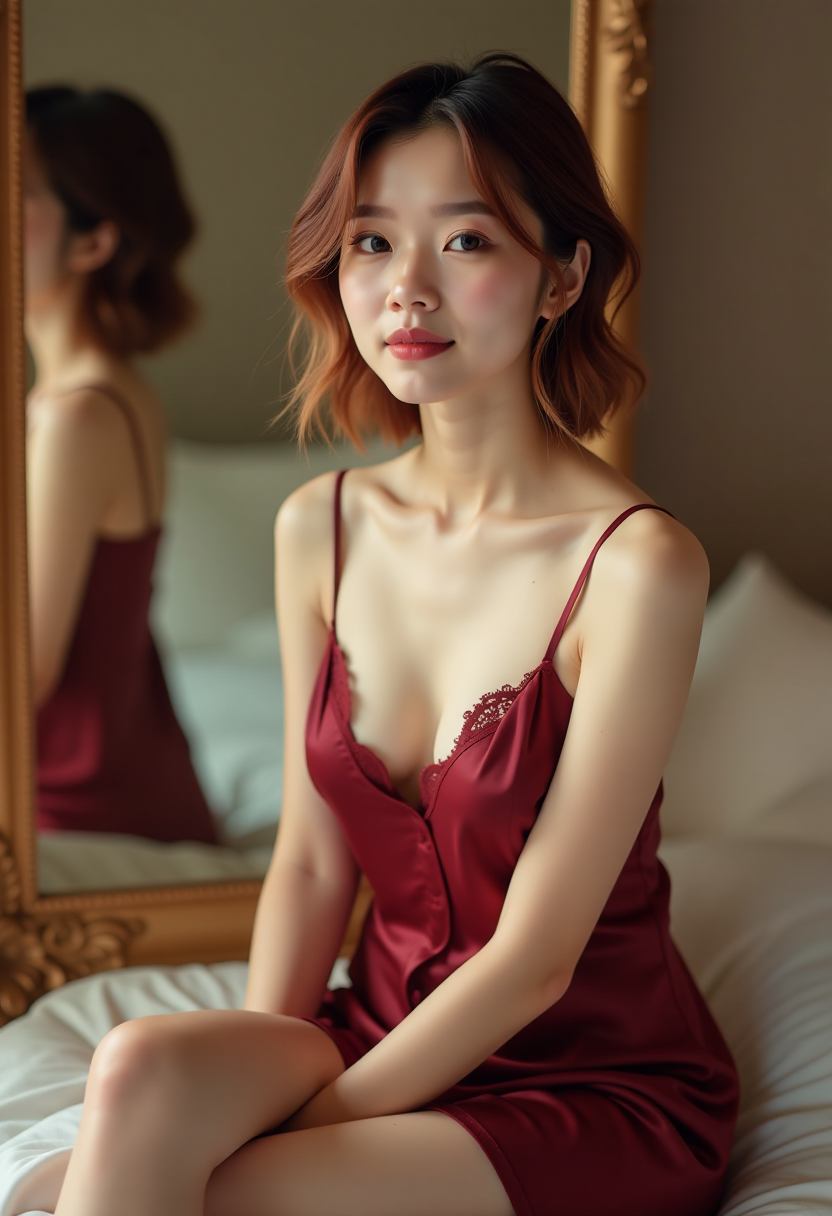 夕暮时分无言
